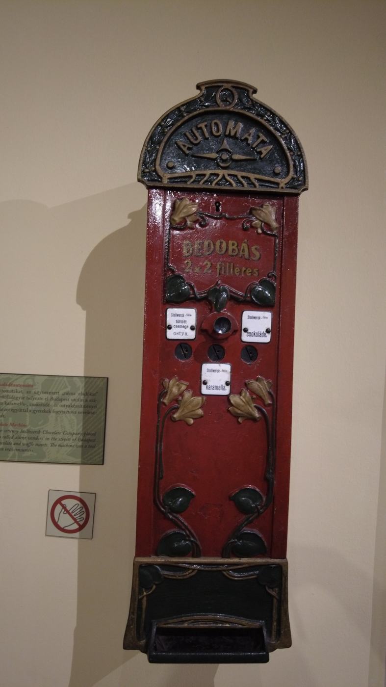 Csokoládéautomata, a „néma eladó”